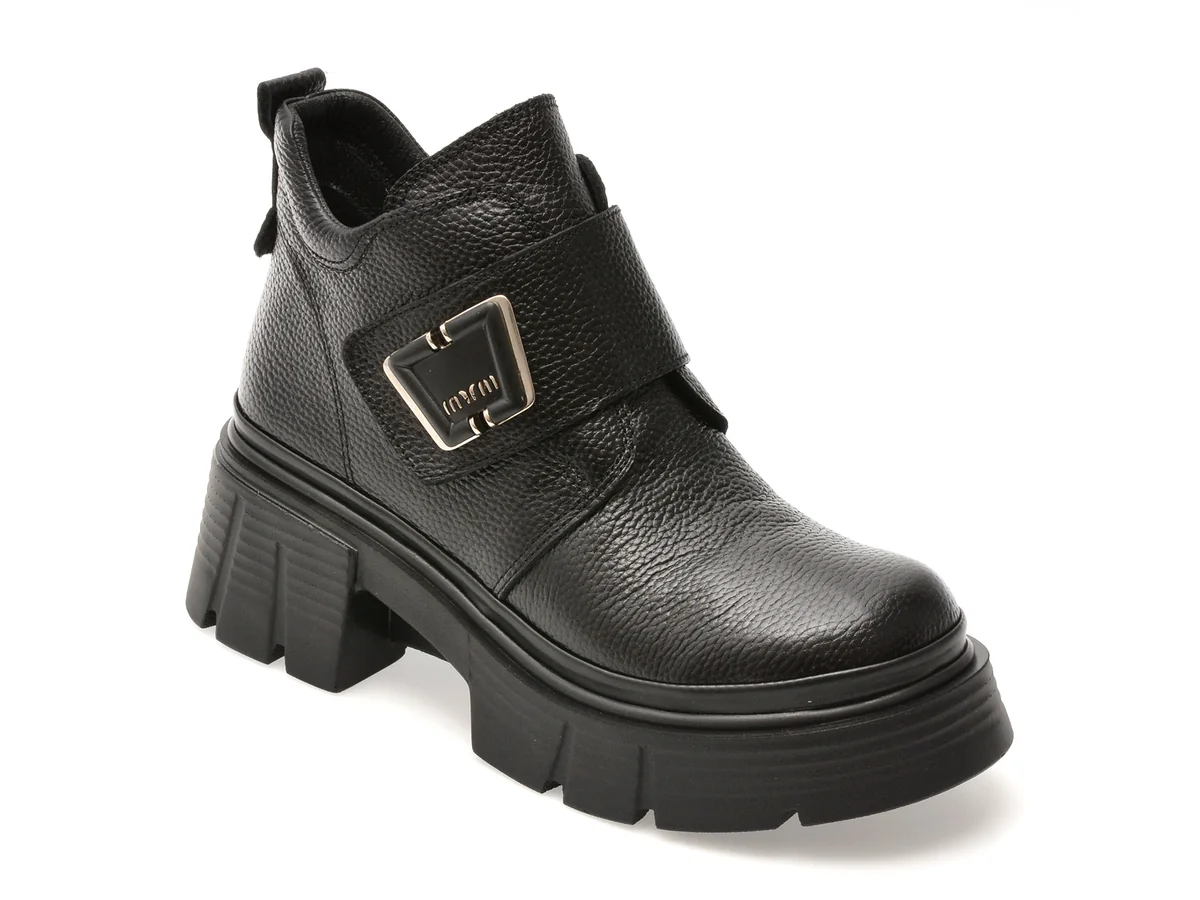 Ghete Gryxx Negre 387632 Din Piele Naturala