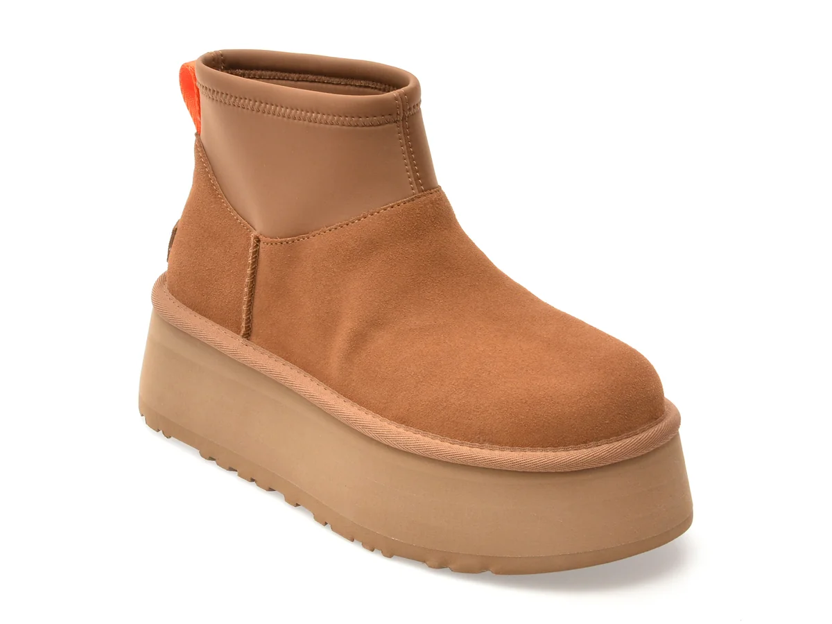 Ghete Ugg Maro, Classic Mini Dipper, Din Piele Întoarsă