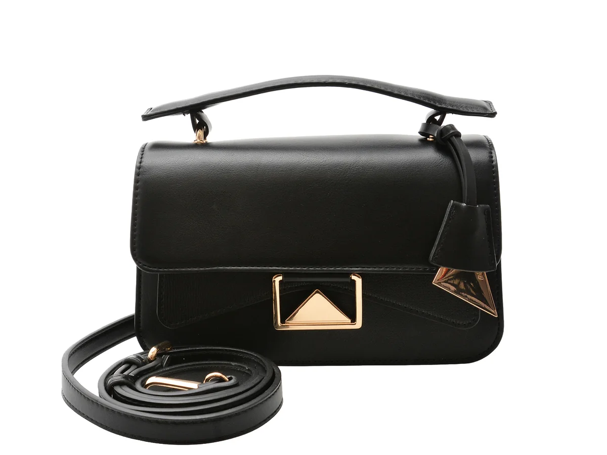 Geanta Aldo Neagră, HADDIE 001, Din Piele Ecologică