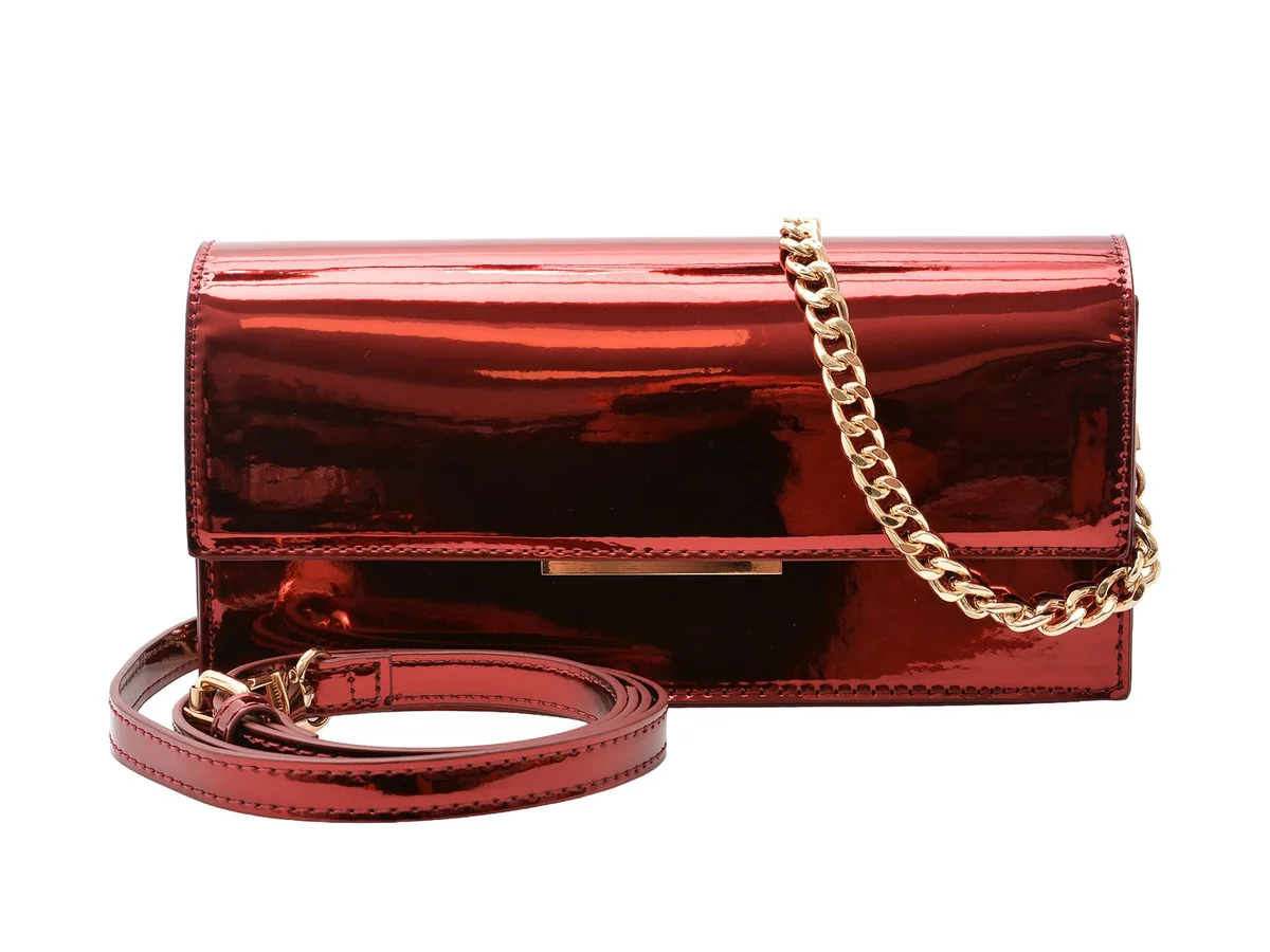 Geanta Aldo Roșie, CARR EN TER 600, Din Piele Ecologică Lăcuită