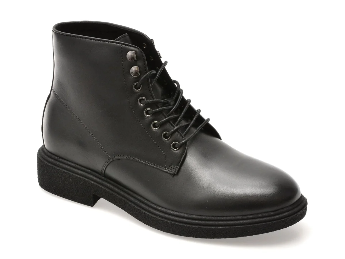 Ghete Aldo Negre, Waltonn 001, Din Piele Naturală