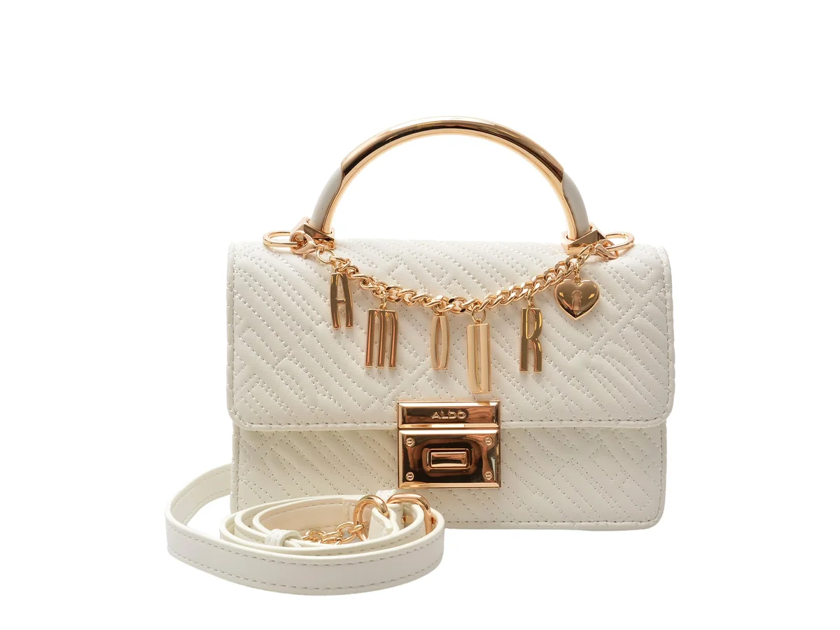 Geanta Aldo Alb, Amenda 100, Din Piele Ecologică