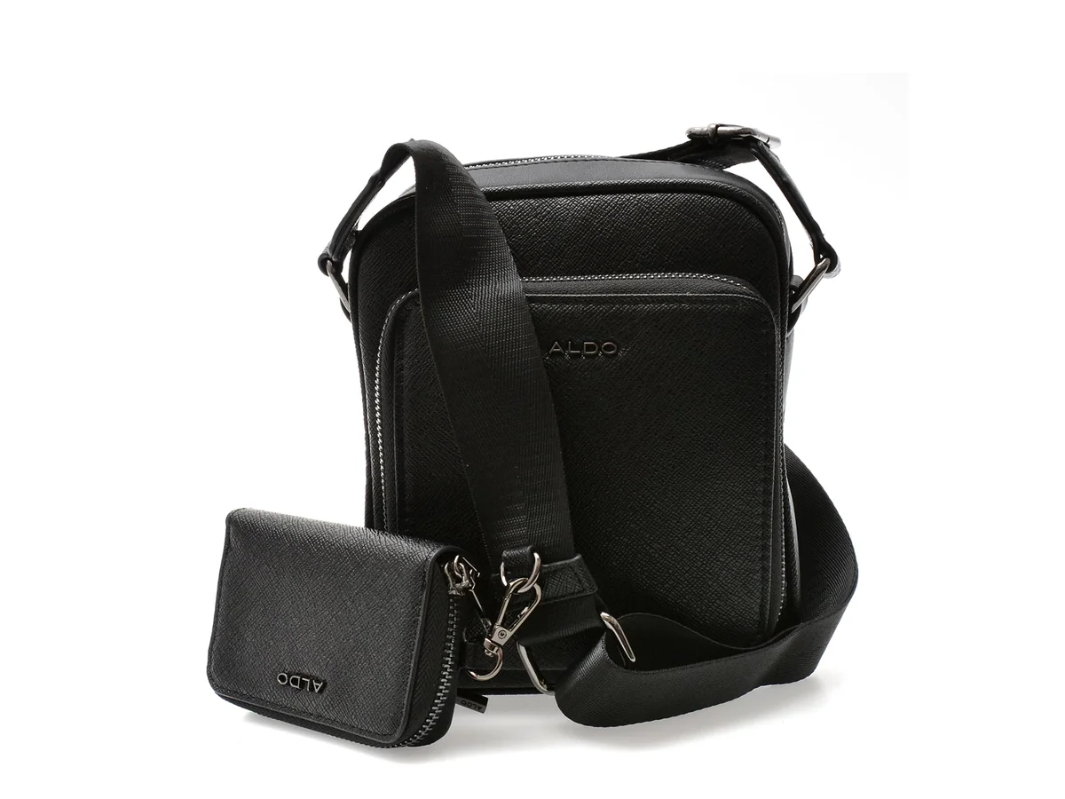 Borseta Aldo Neagra, Maximilian 009, Din Piele Ecologica