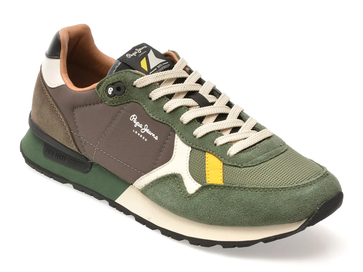 Pantofi Sport Pepe Jeans Kaki, MS40021