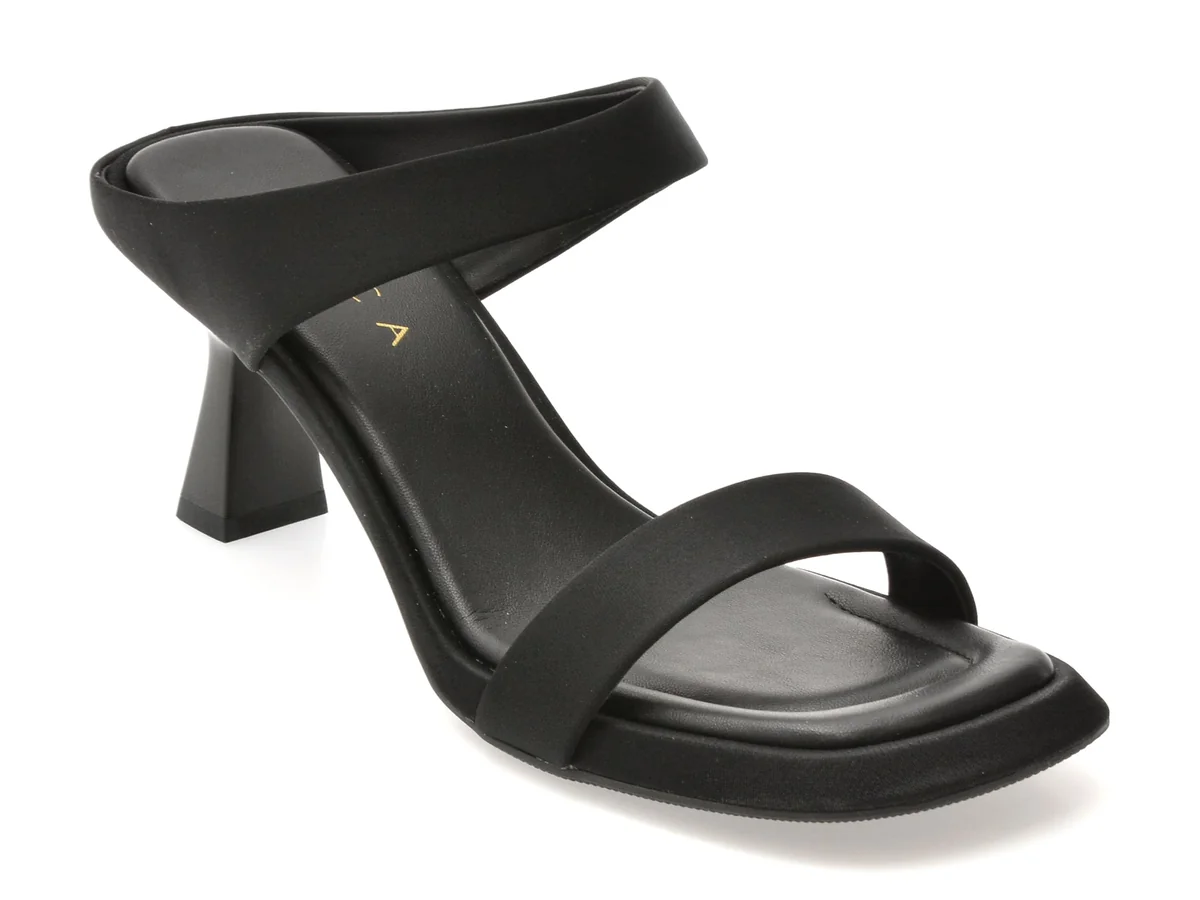 Papuci Epica Negri, 2726, Din Material Textil