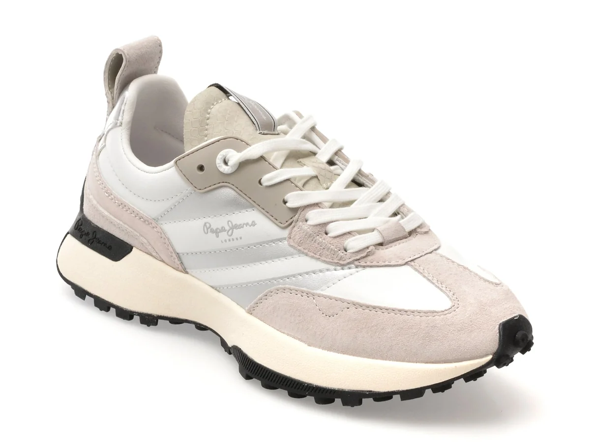 Pantofi Sport Pepe Jeans Gri, LS60032, Din Piele Naturala