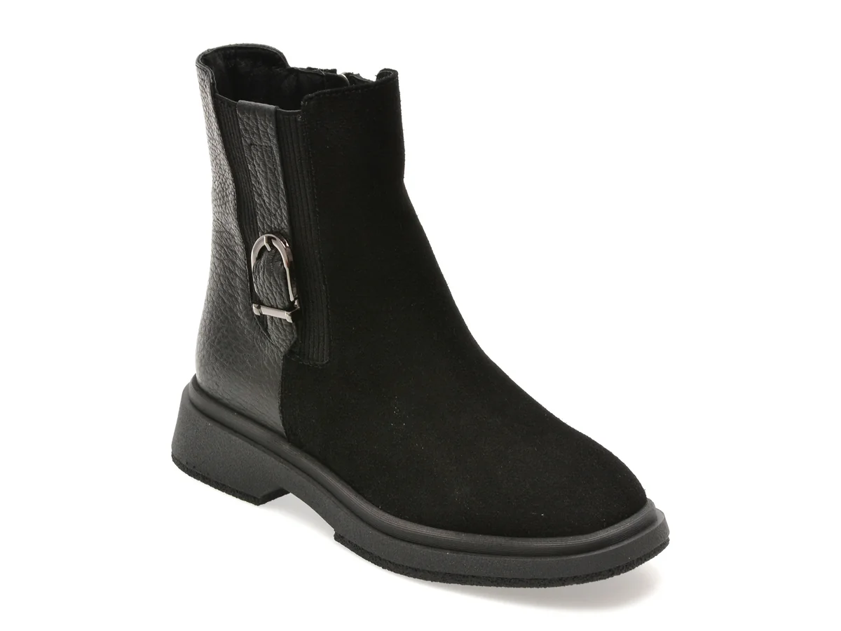 Ghete Gryxx Negre, 1364531, Din Piele Întoarsă