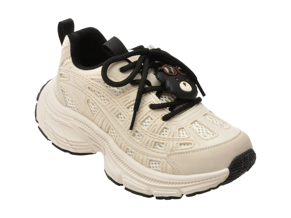 Pantofi Sport Selection Kids Bej, 2585, Din Material Textil