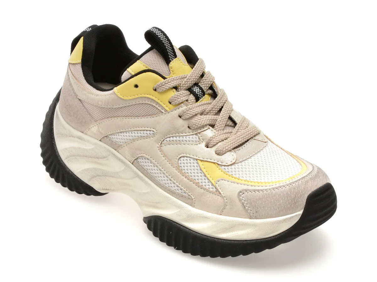Pantofi Sport Gryxx Bej, A909, Din Material Textil