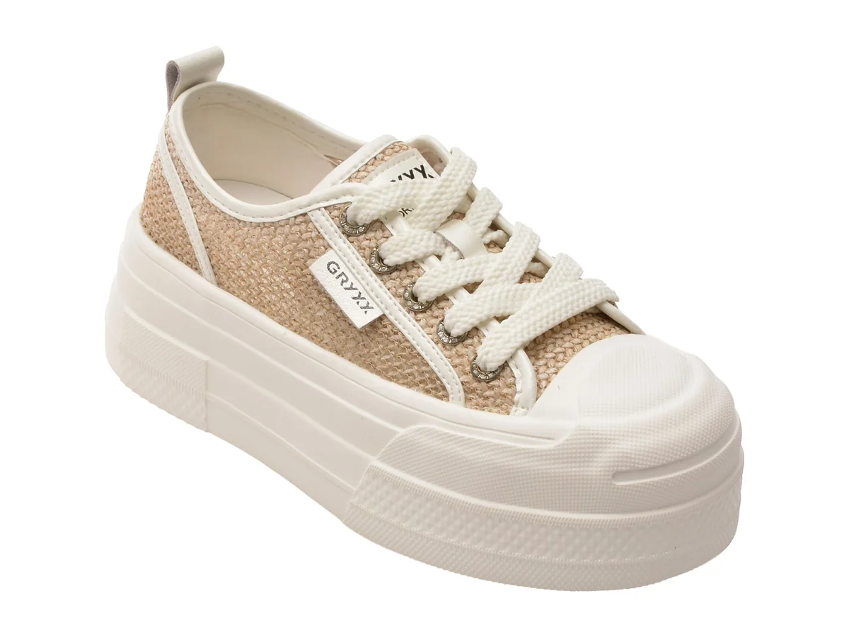 Pantofi Sport Gryxx Bej C11928 Din Material Textil