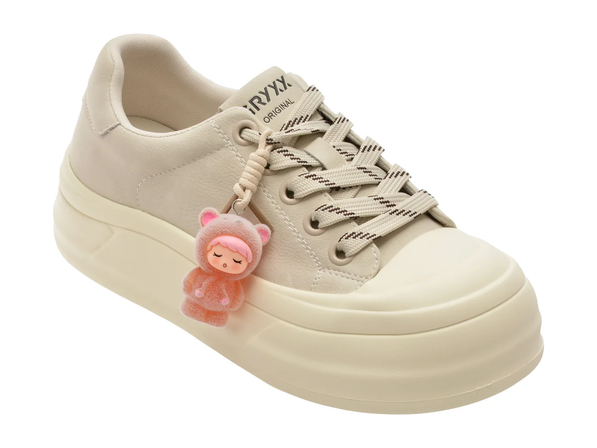 Pantofi Sport Gryxx Bej 1950 Din Piele Naturală