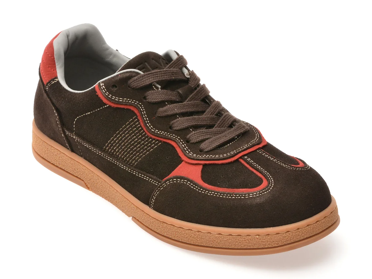 Pantofi Sport Flavia Passini Maro, 9715, Din Piele Întoarsă