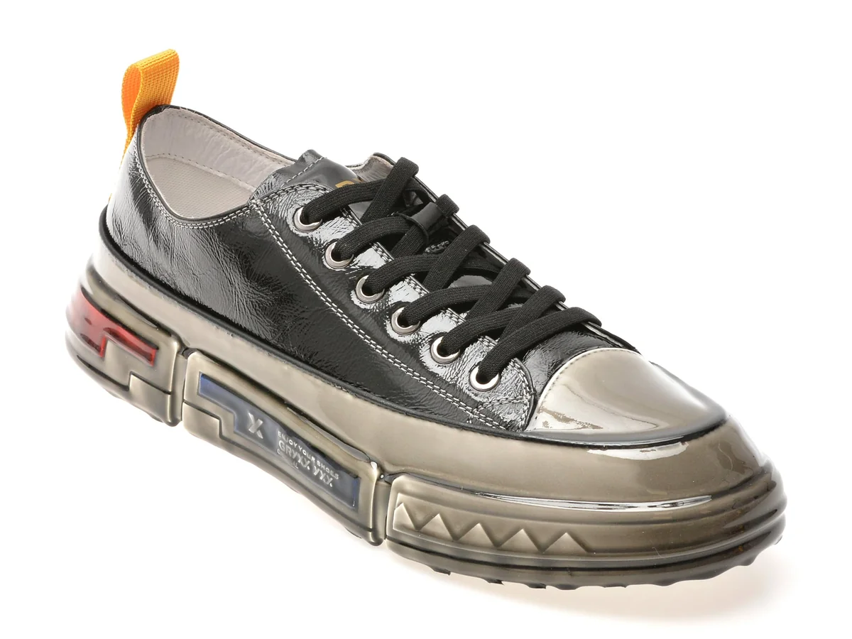 Pantofi Sport Gryxx Negri, 9998, Din Piele Naturală