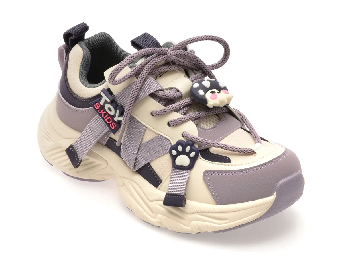 Pantofi Sport Selection Kids Mov, 25110, Din Piele Ecologică