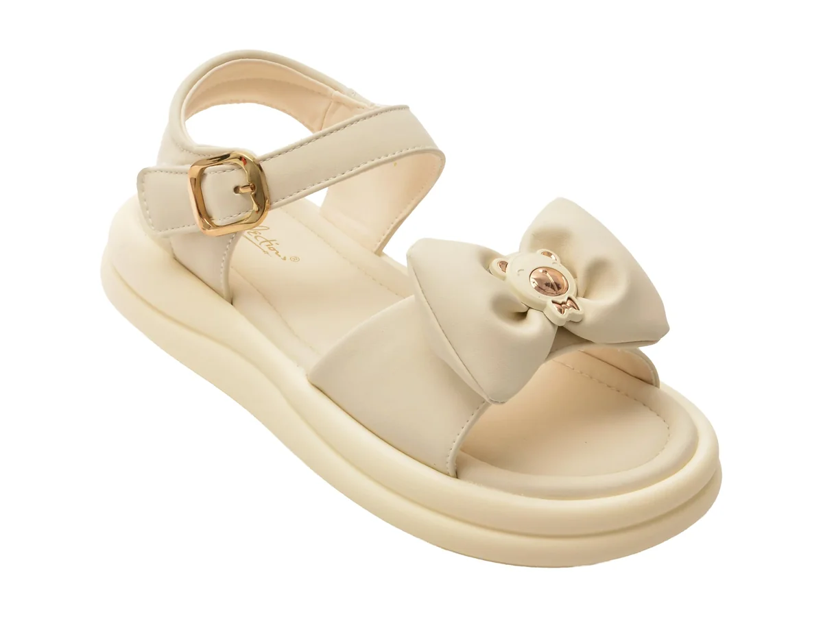 Sandale Selection Kids Bej, 25808, Din Piele Ecologică