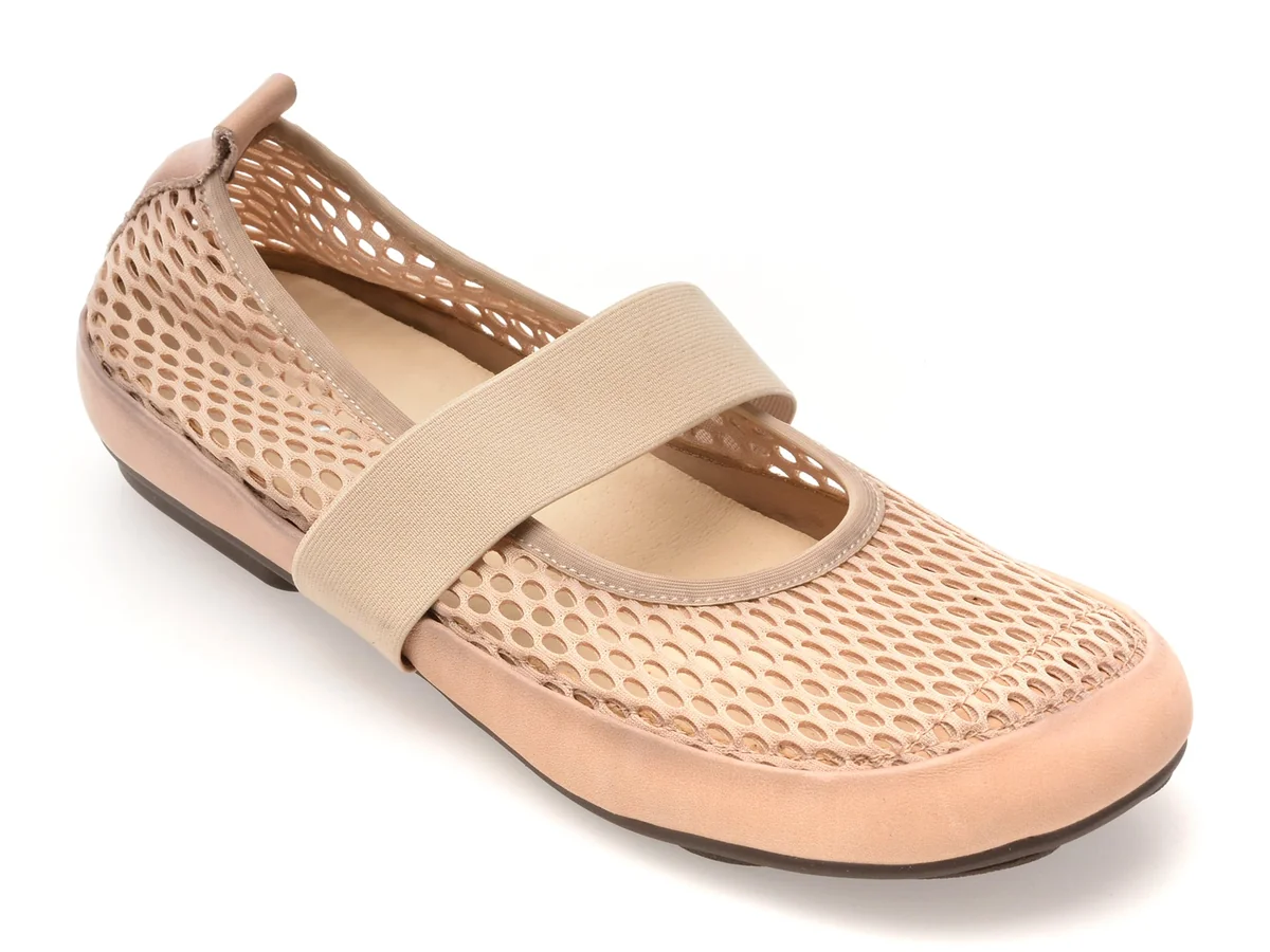 Balerini Gryxx Bej 1966 Din Material Textil