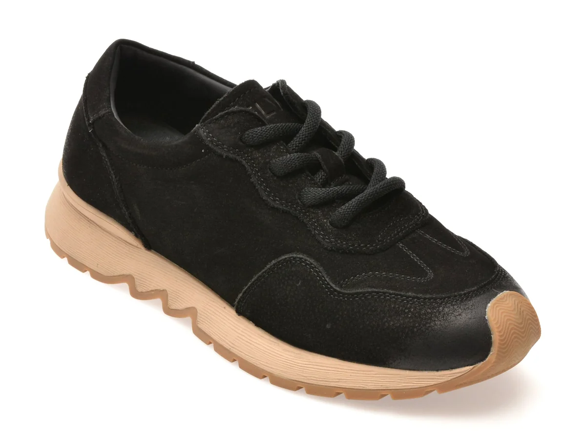 Pantofi Sport Flavia Passini Negri, 1012, Din Piele Naturala