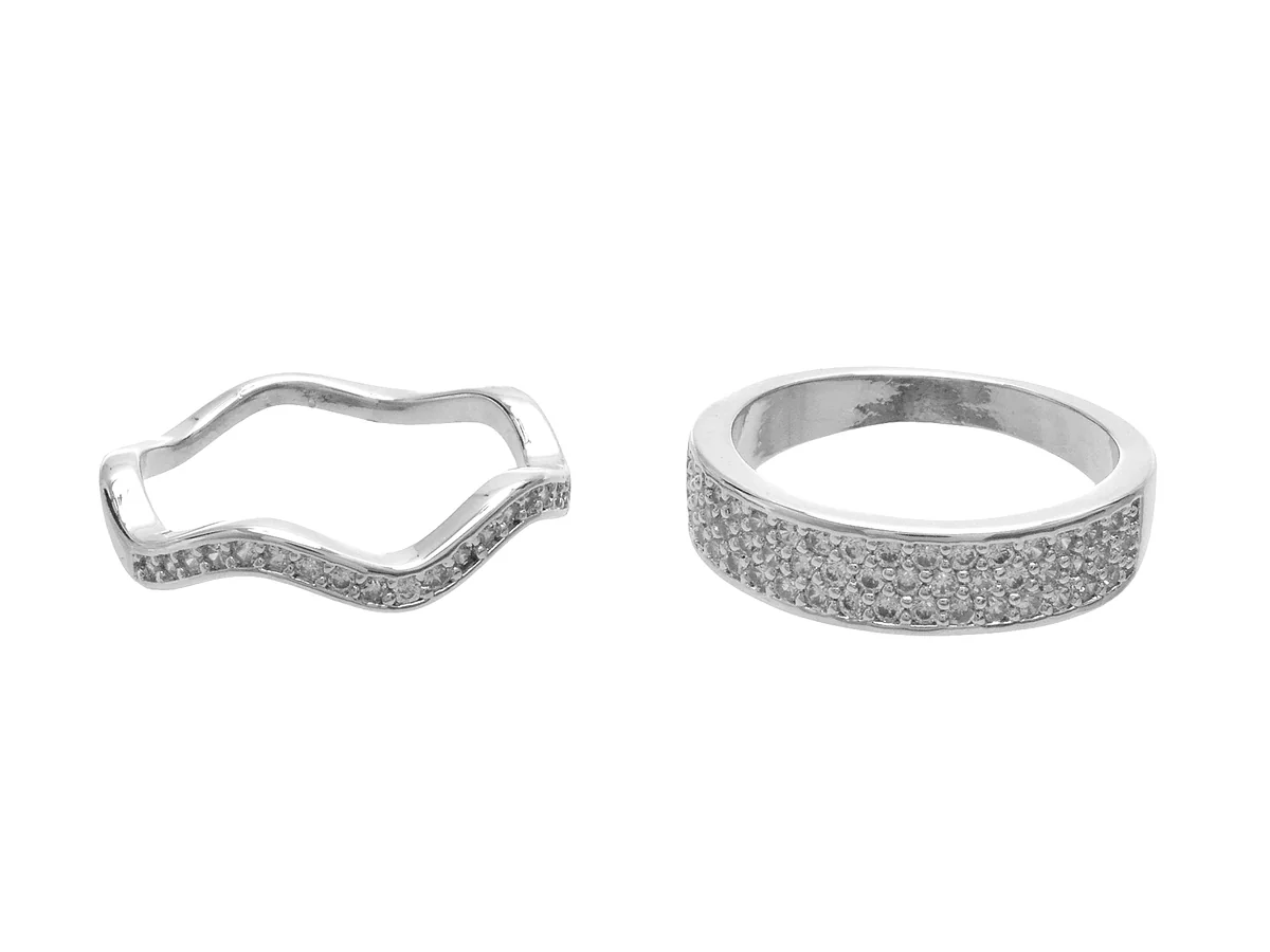 Inel Aldo Argintiu WaveLo 973 Din Metal