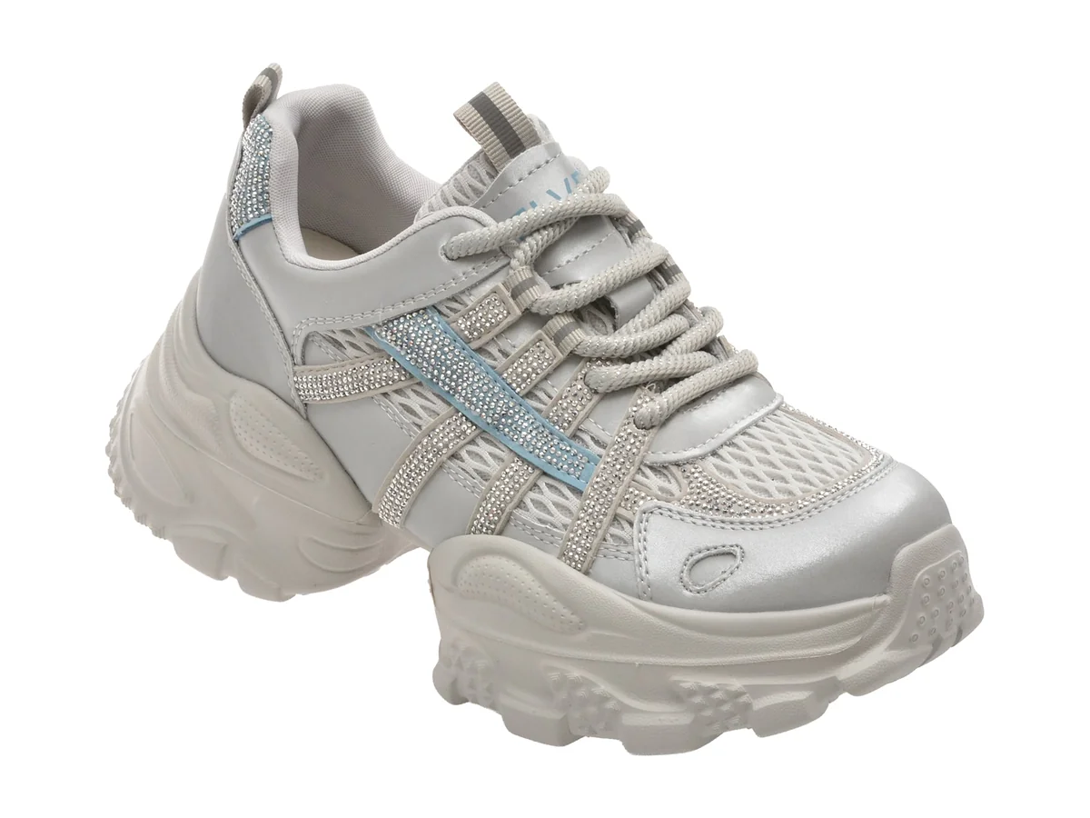 Pantofi Sport Flavia Passini Albastri, 2056, Din Material Textil Și Piele Naturală