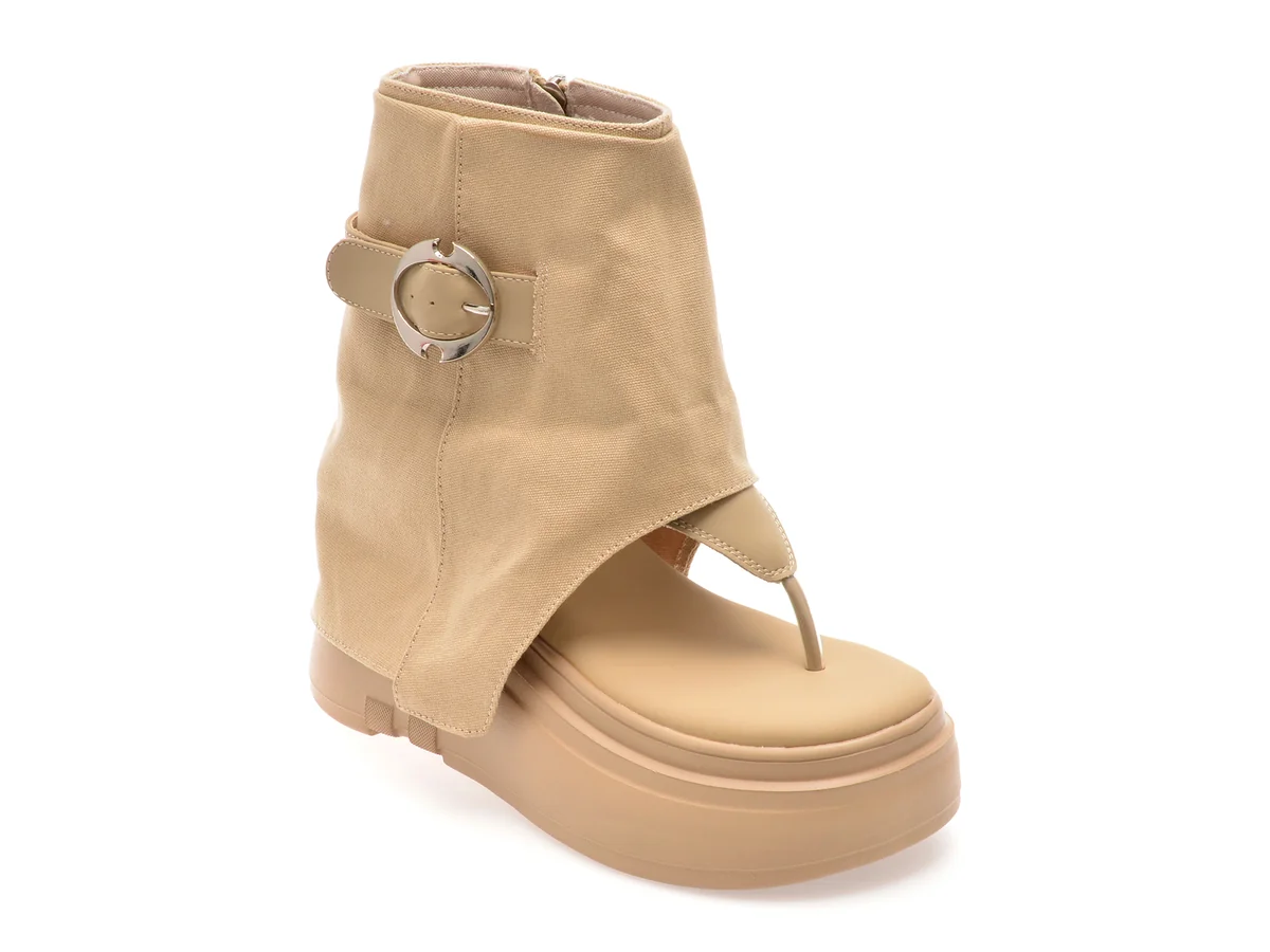 Sandale Gryxx Bej 160 Din Material Textil