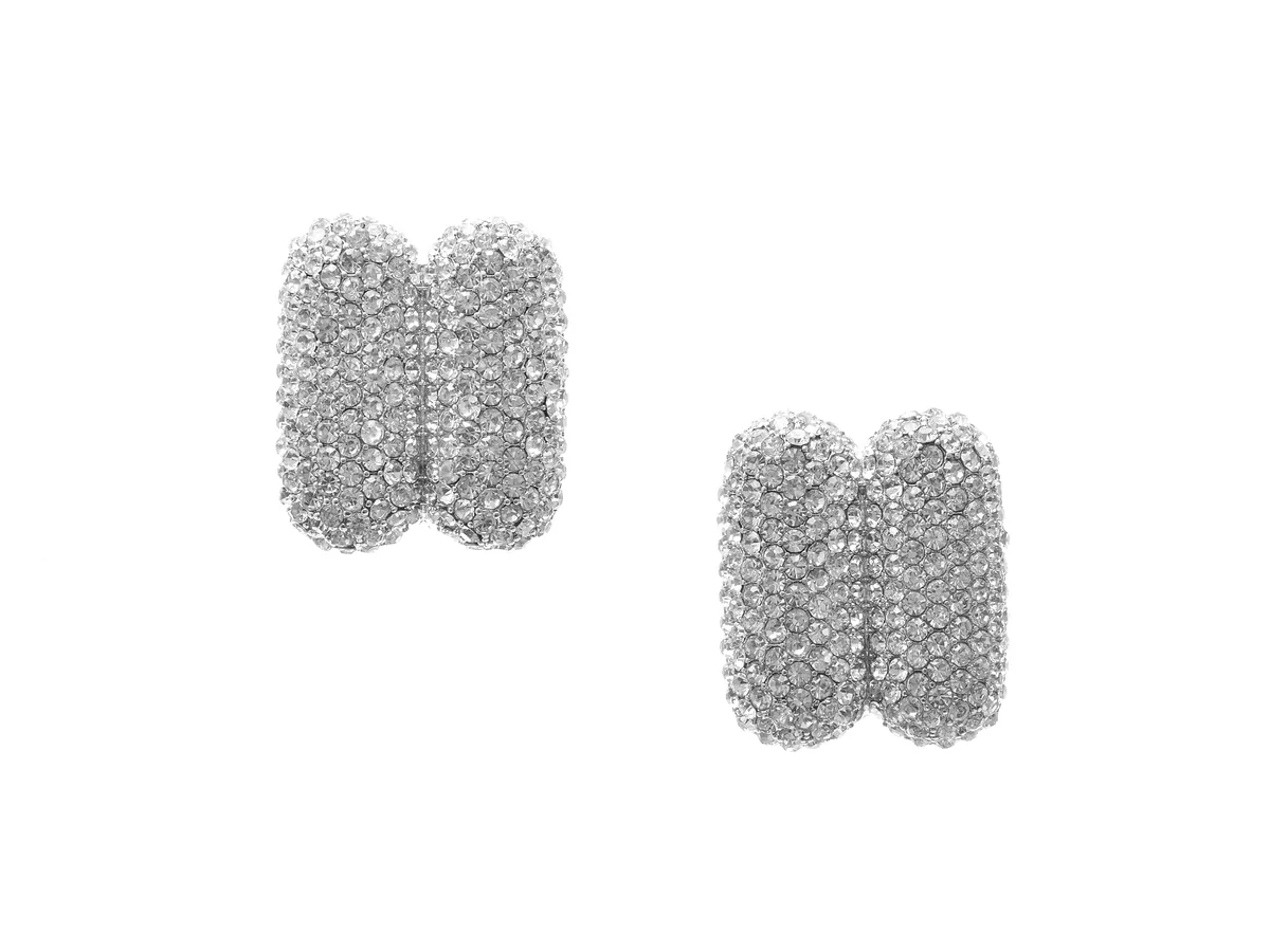 Cercei Aldo Argintii, Glitzer 973, Din Metal