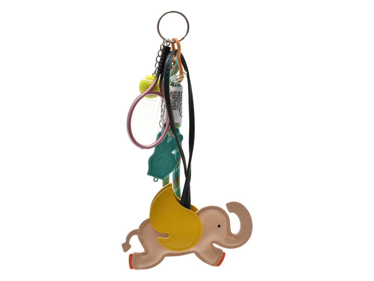 Breloc Gryxx Bej, JST005, Din Piele Ecologică