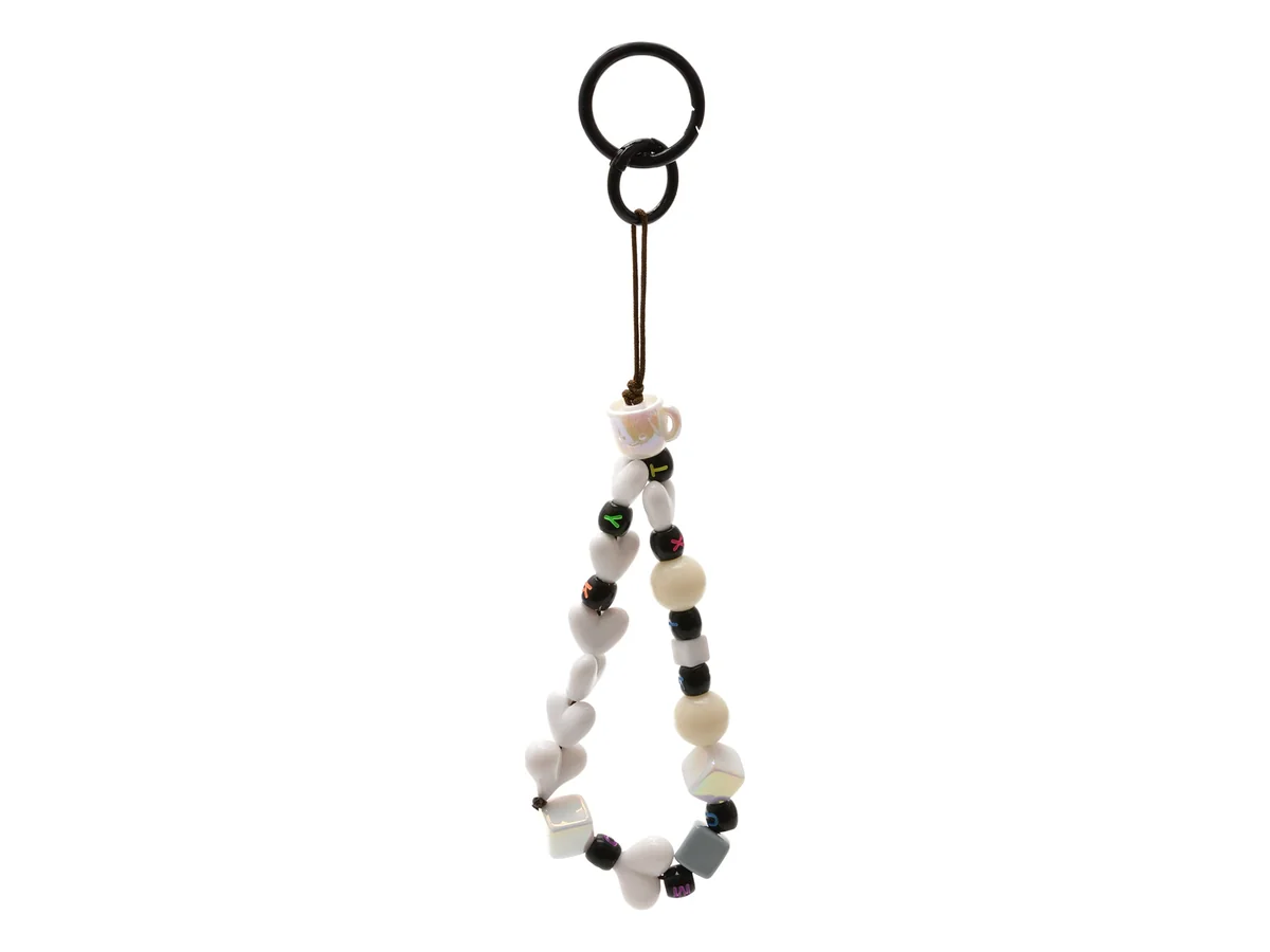 Breloc Gryxx Alb-Negru, ZY23, Din PVC