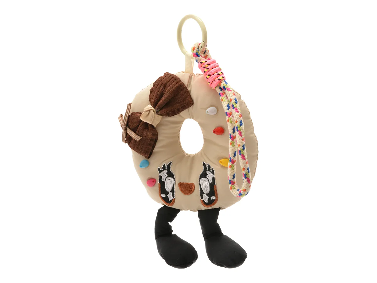 Breloc Gryxx Bej, ZY12, Din Material Textil