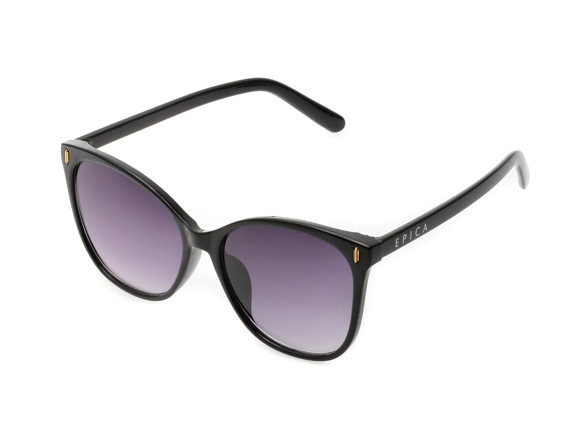Ochelari De Soare Epica Negri 369055, Din PVC