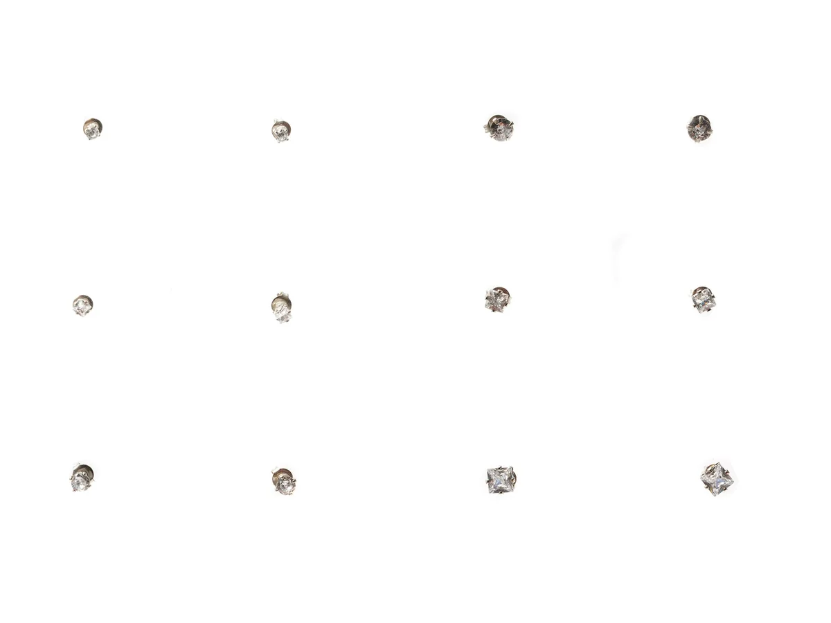 Cercei Aldo Argintii, NAKACHE 973, Din Metal