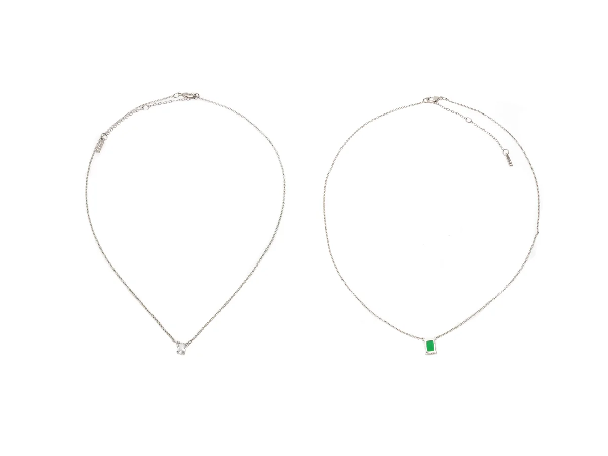 Colier Aldo Argintiu, Afelilin 301, Din Metal