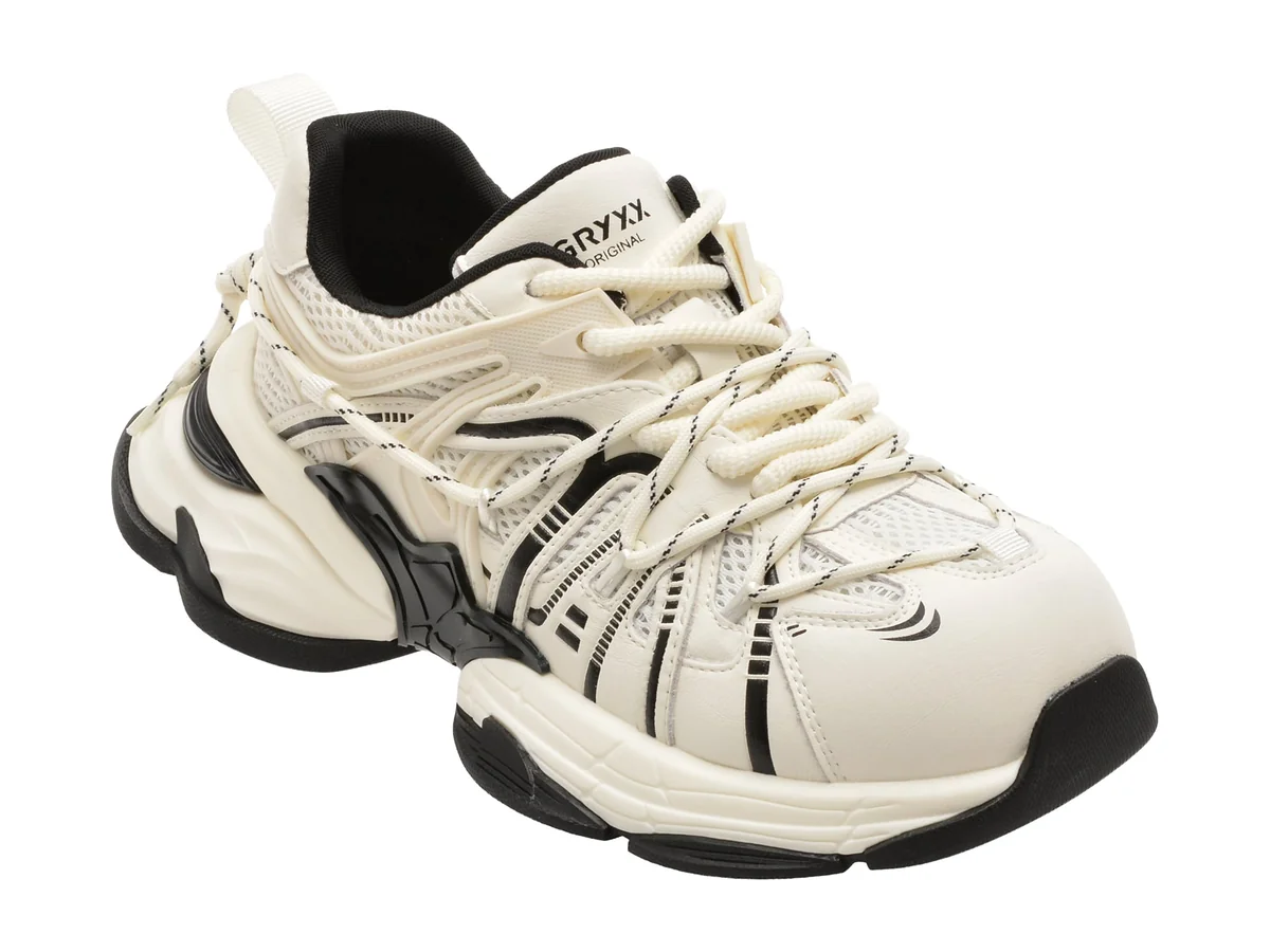 Pantofi Sport Gryxx Albi 2026 Din Material Textil