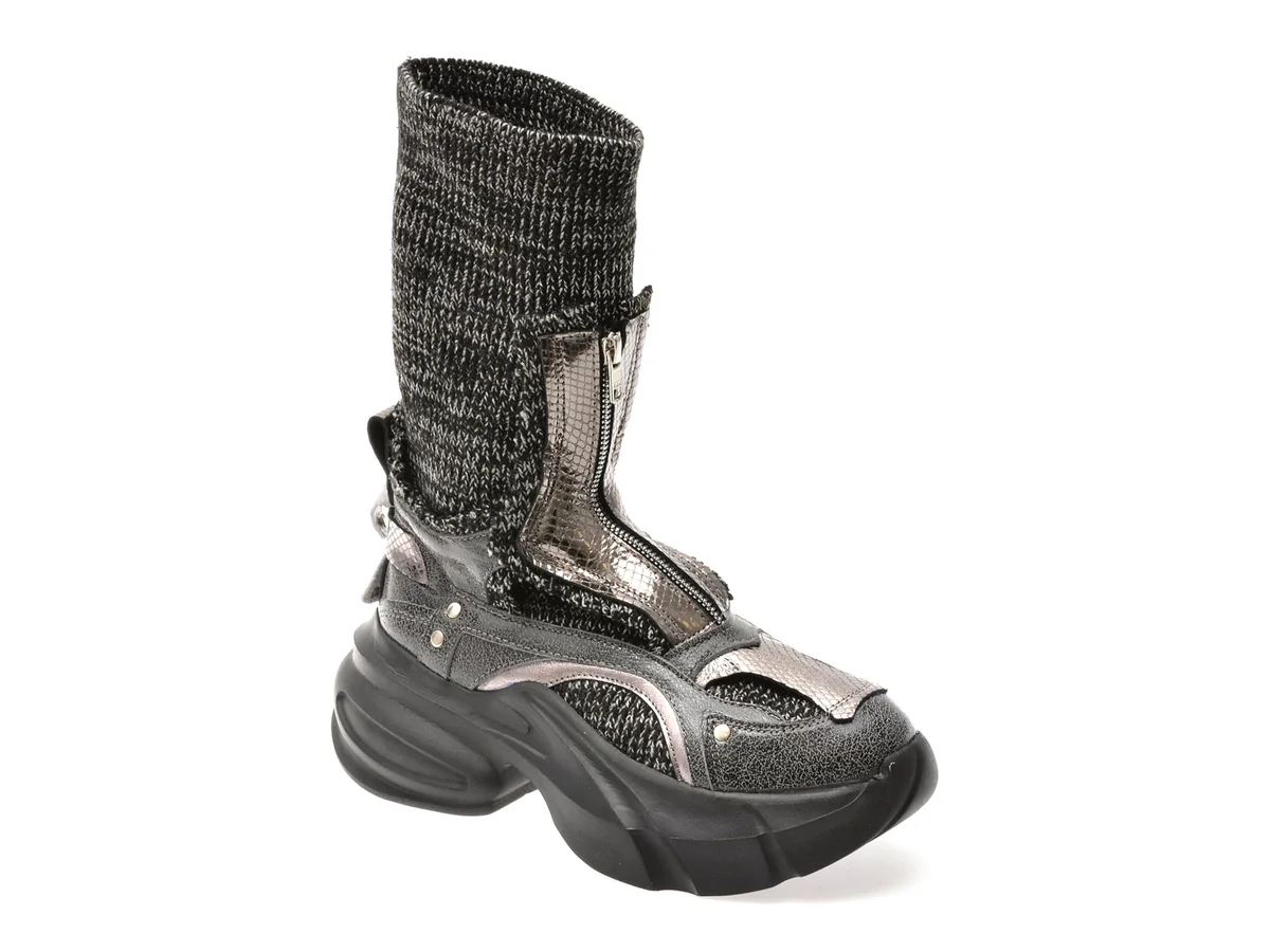 Ghete Gryxx Negre, 3793700, Din Material Textil