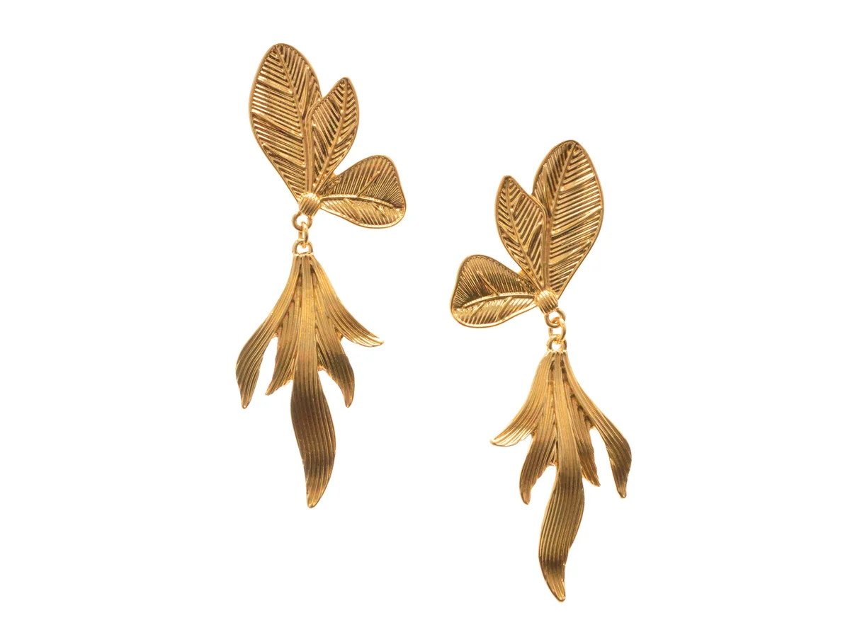 Cercei Aldo Aurii, Leafora 710, Din Metal