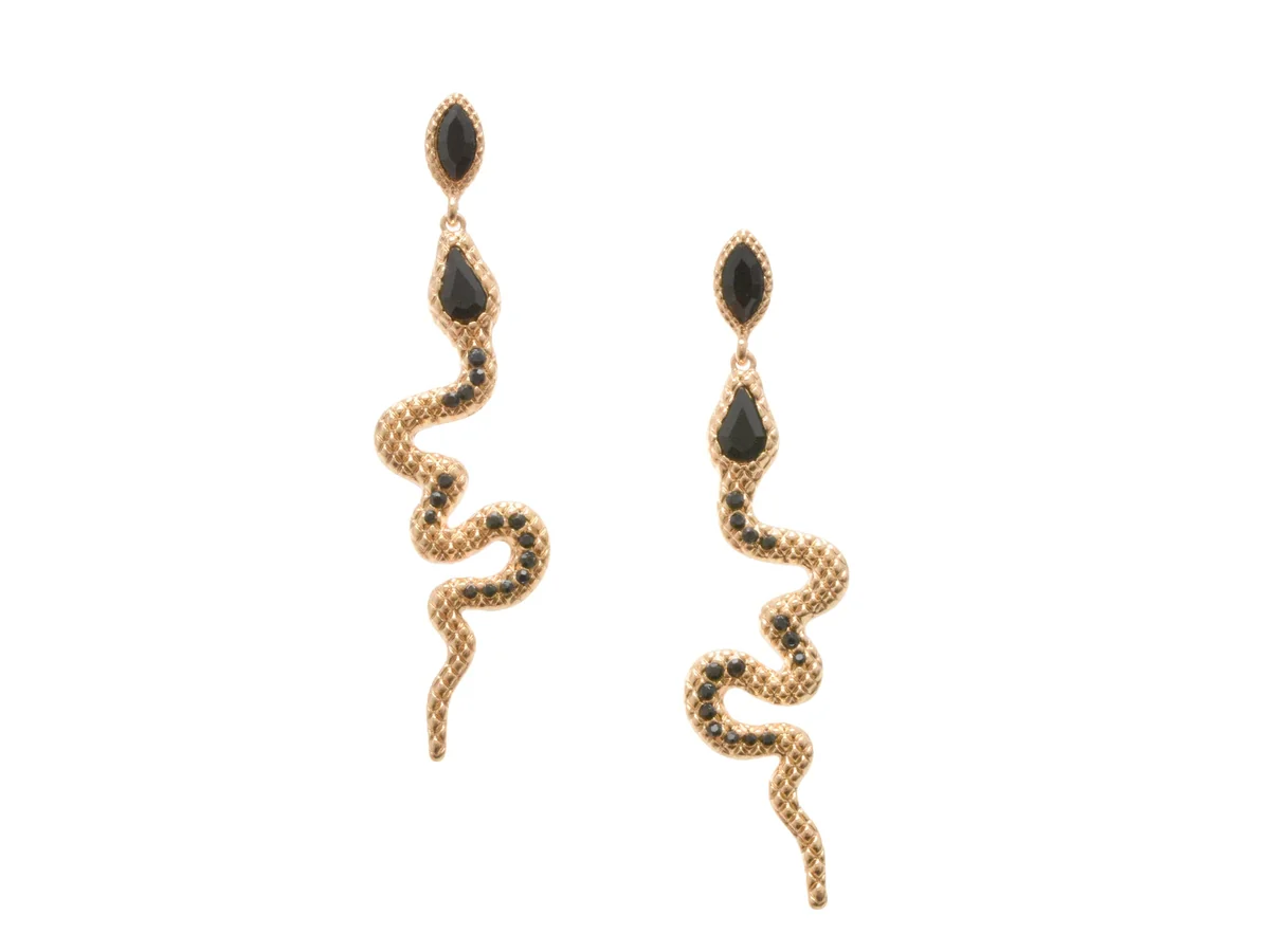 Cercei Aldo Aurii, Snakes 970, Din Metal