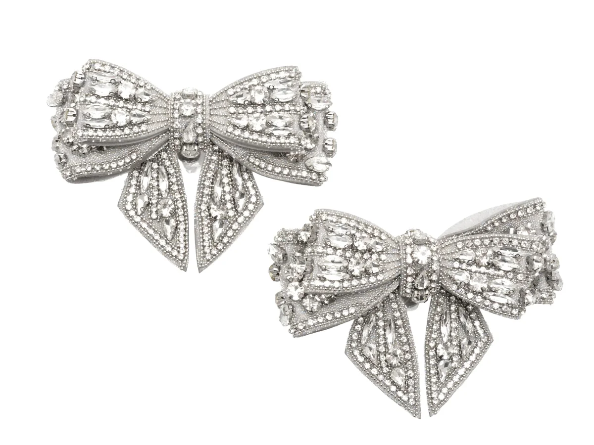 Accesorii Pantofi Aldo Argintii, Bowstep 973, Din Metal