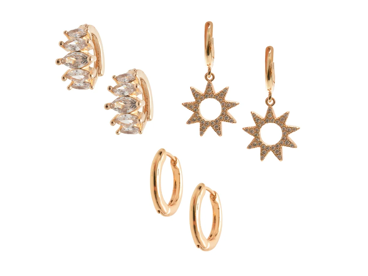 Cercei Aldo Aurii, Sunlit 972, Din Metal