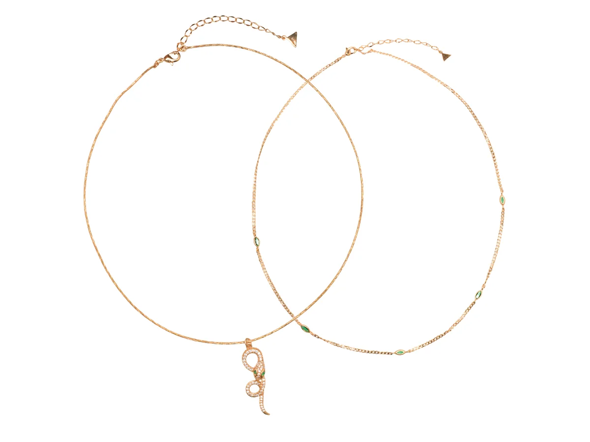 Colier Aldo Auriu, Mystiquetwist 301, Din Metal