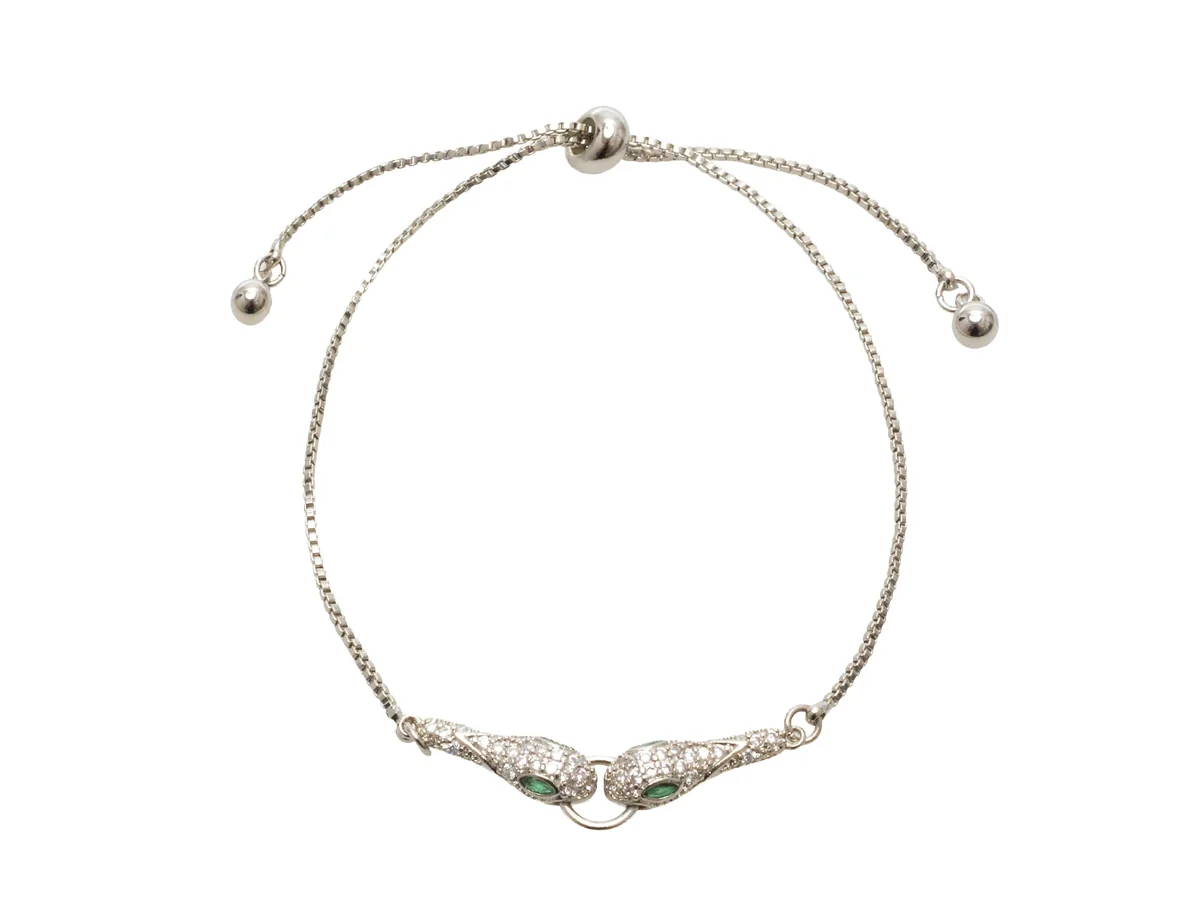 Bratara Aldo Argintie, Viperia 973, Din Metal