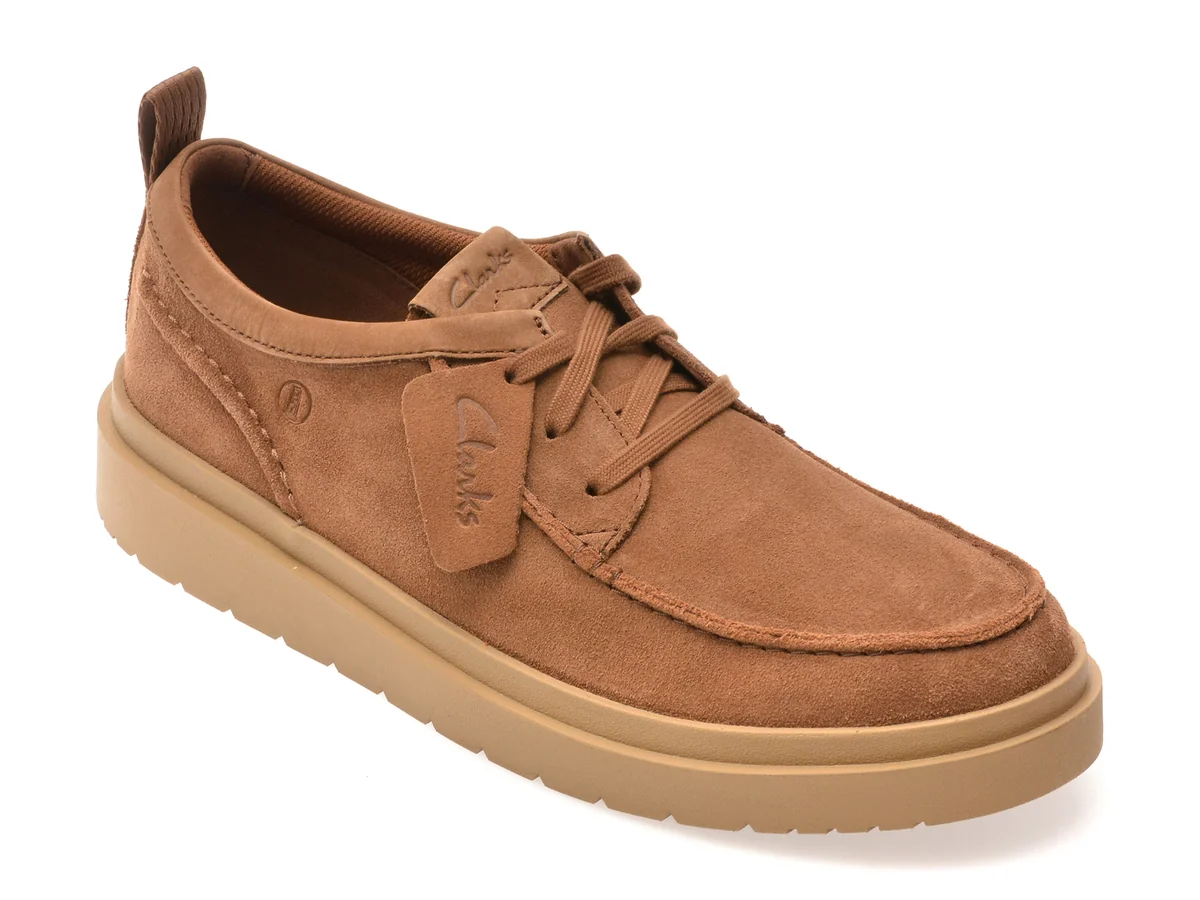 Mocasini Clarks Maro, Polden MOC, Din Piele Întoarsă