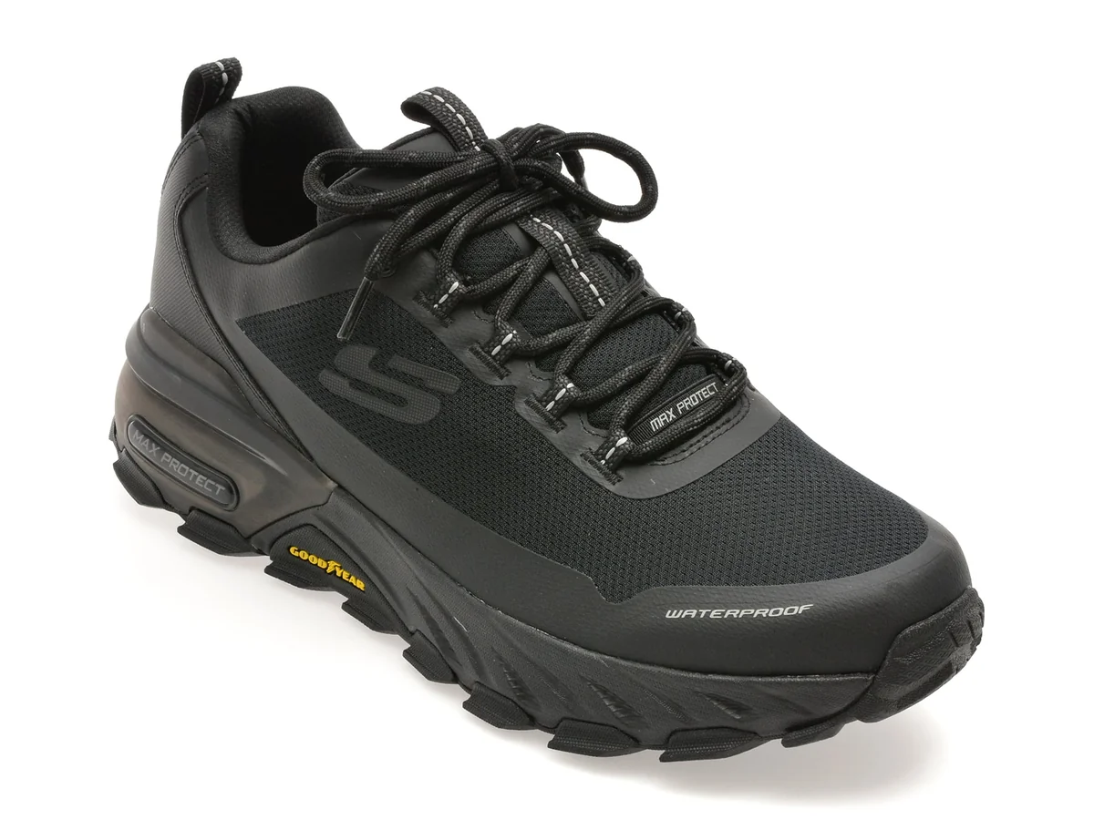 Pantofi Sport Skechers Negri, Max Protect, Din Material Textil