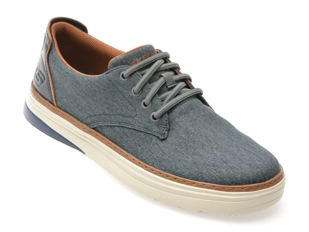 Pantofi Sport Skechers Bleumarin Hyland Din Material Textil