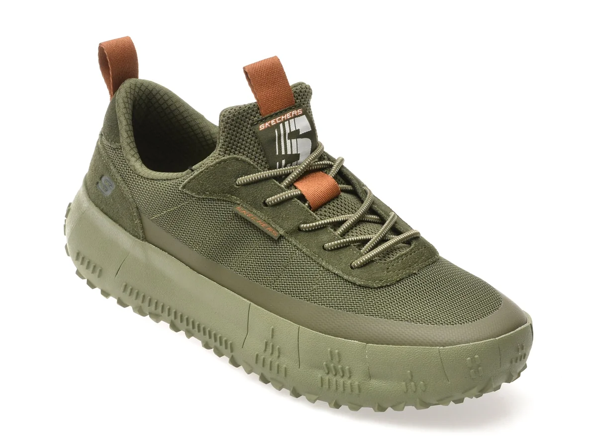 Pantofi Sport Skechers Kaki, Revo, Din Material Textil