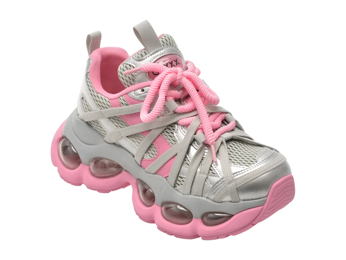 Pantofi Sport Gryxx Gri, 77710, Din Material Textil