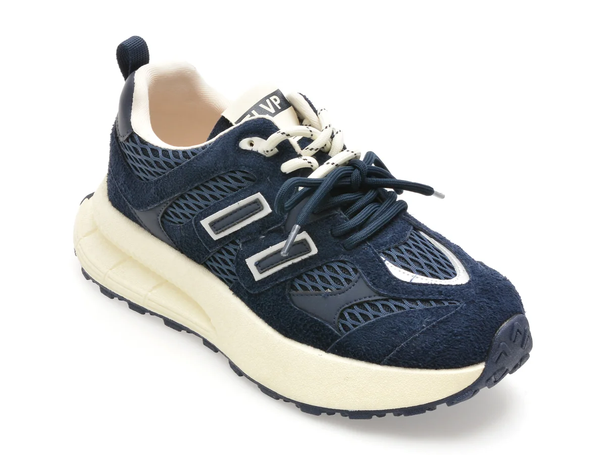 Pantofi Sport Flavia Passini Bleumarin, 727, Din Material Textil Și Piele Naturală