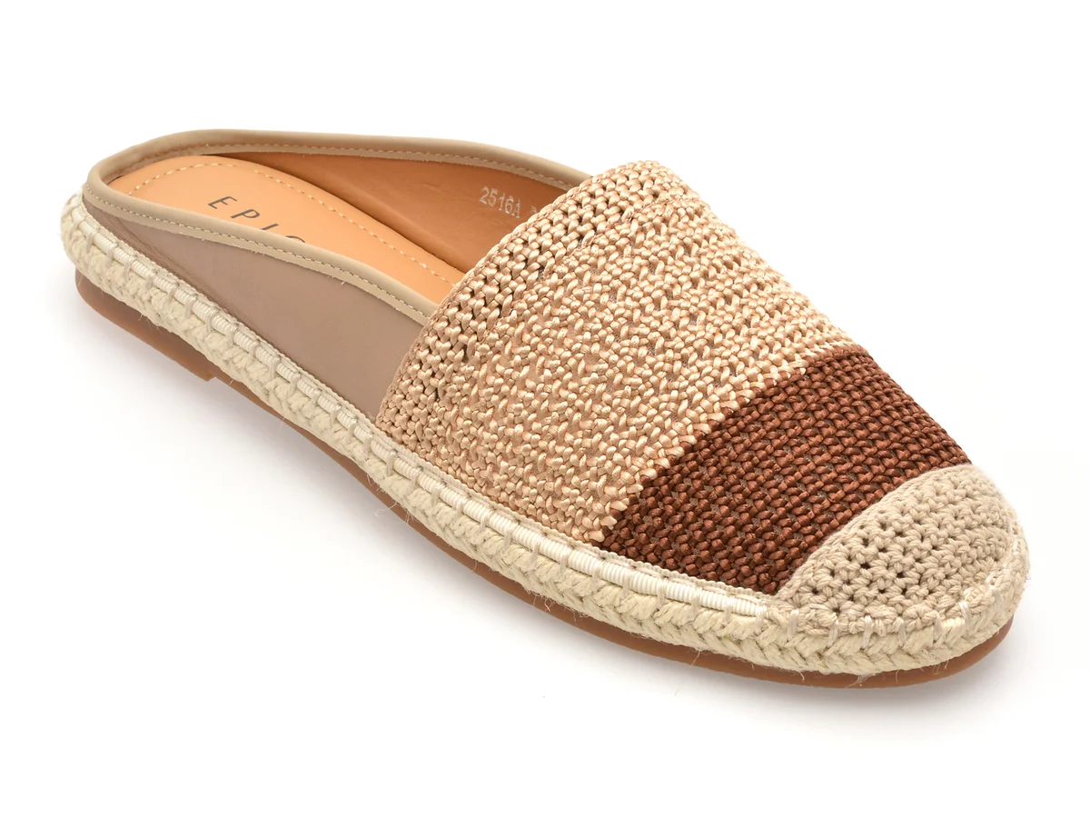 Papuci Epica Maro, 2516, Din Material Textil