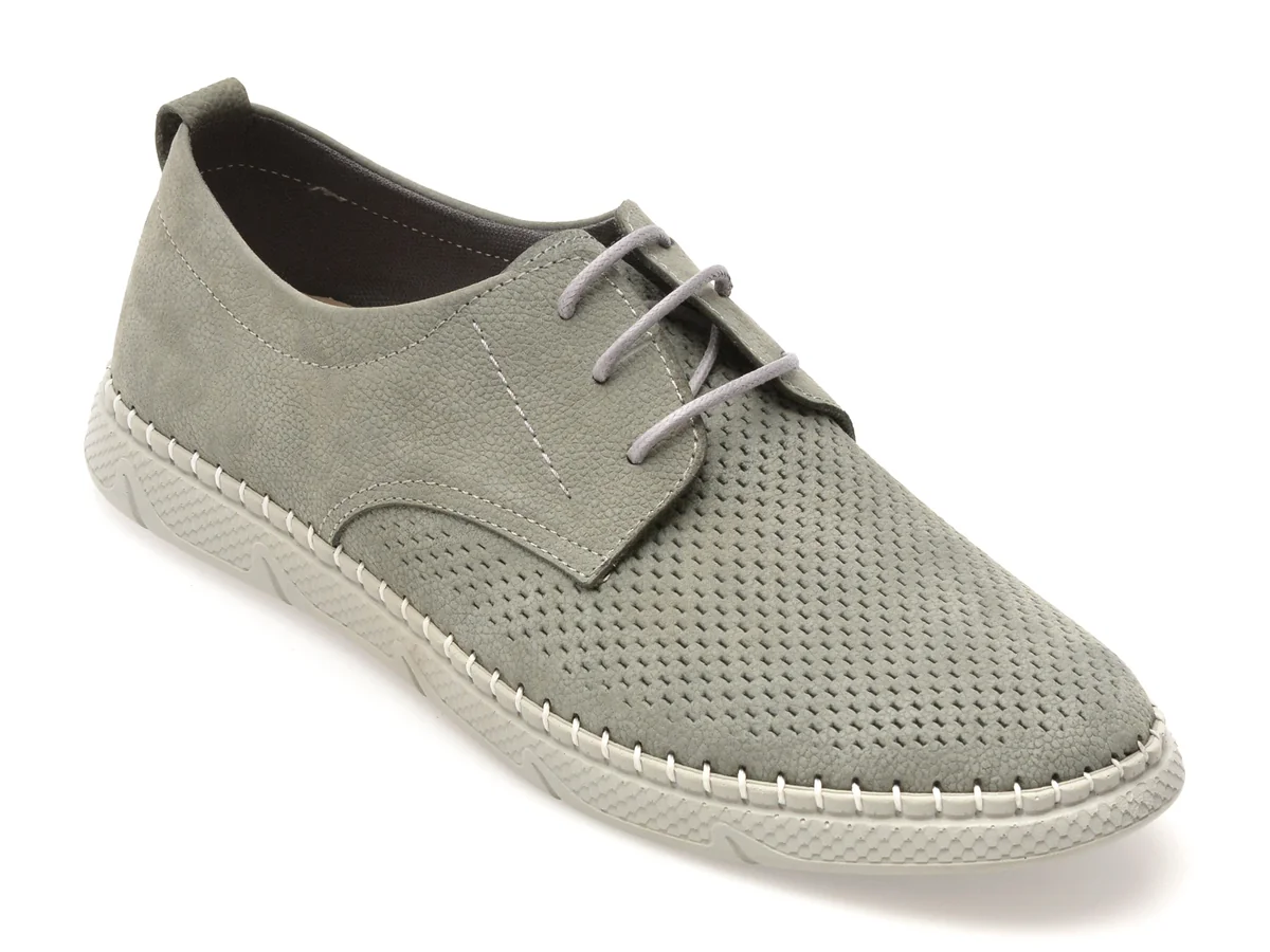 Pantofi Bite The Bullet Gri 1823 Din NĂBUC