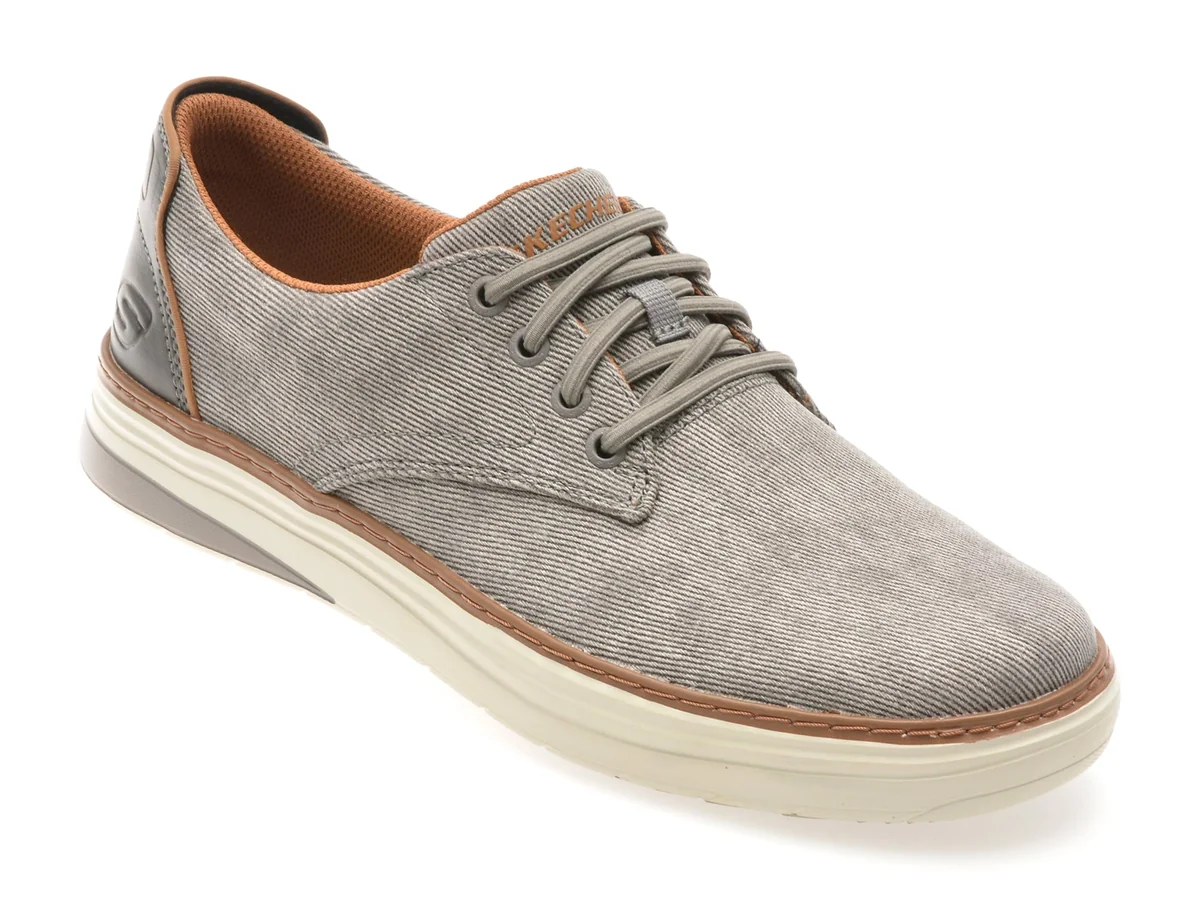 Pantofi Sport Skechers Gri Hyland Din Material Textil