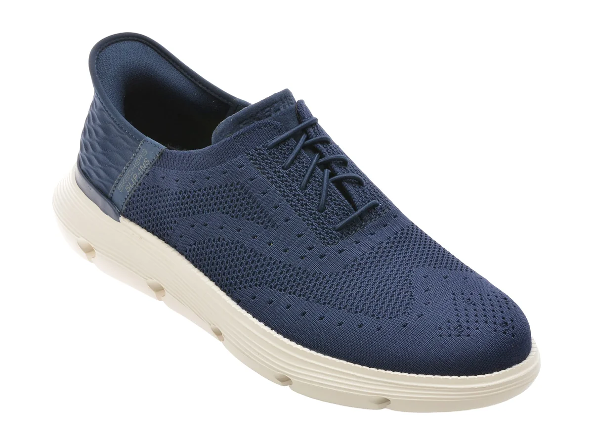Pantofi Sport Skechers Bleumarin, Garza, Din Material Textil