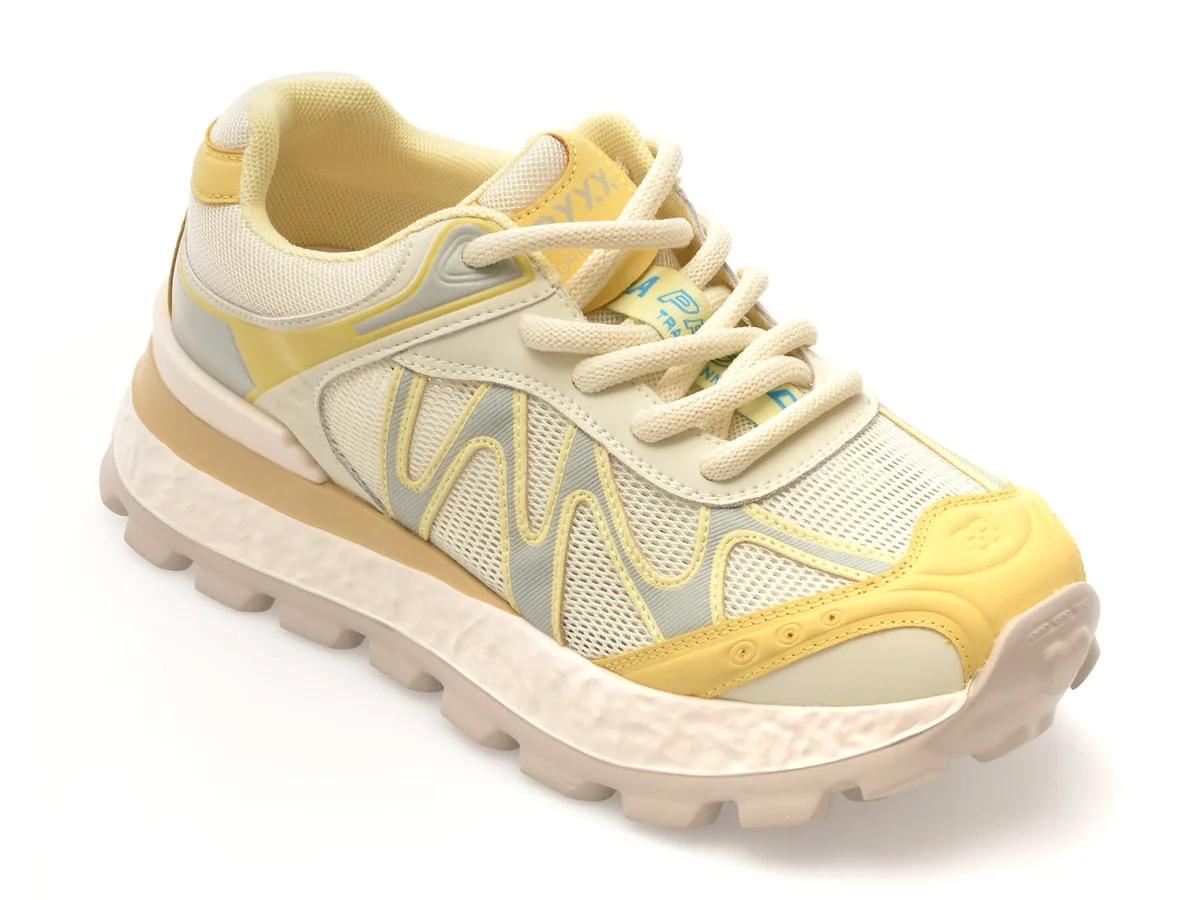 Pantofi Sport Gryxx Galbeni, 508, Din Material Textil